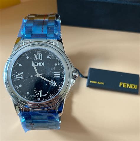 fendi loop watch|Fendi Loop Black Dial Ladies Rectangular Watch F771311.